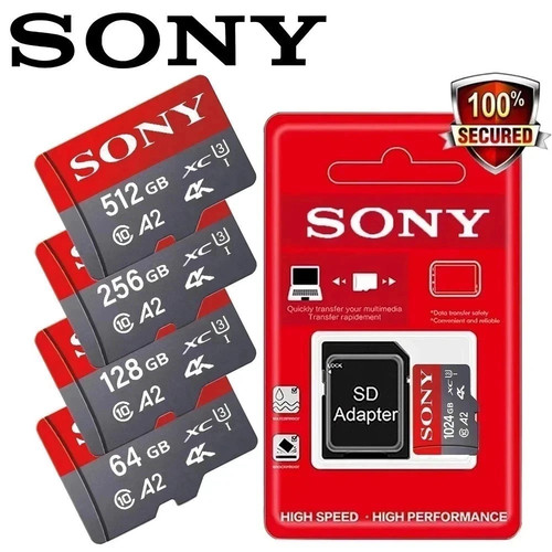 Sony memory card 1tb 512gb - sony,