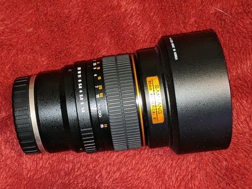 Samyang 85mm as if - 85mm,